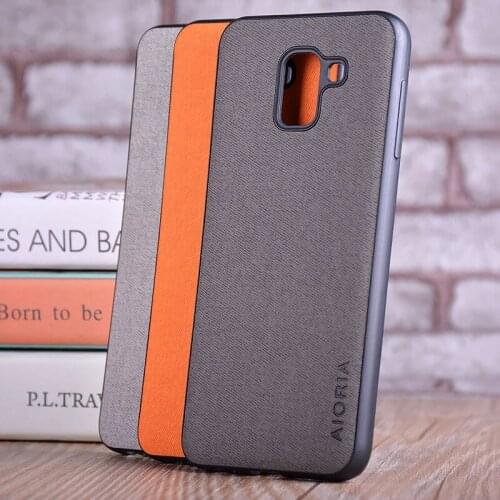 Case for Samsung Galaxy J3 J5 2016 J5 J7 Prime J3 J4 J6 J2 Pro 2018 J4 J6 Plus coque Leather skin soft TPU hard PC case