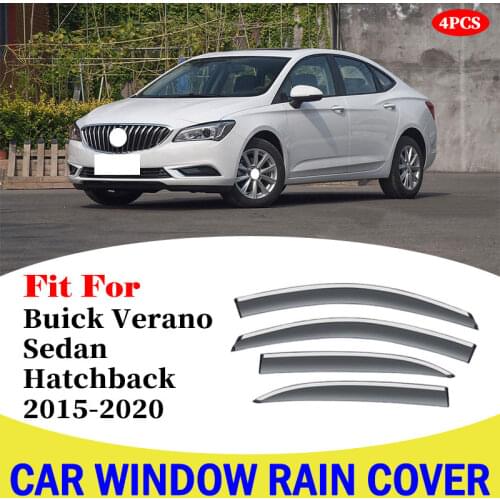 For Buick Verano Sedan Hatchback 2015-2020 Car Styling Exterior Cover Window Glass Wind Visor Rain Sun Guard Car Accessories