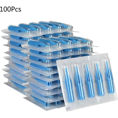 Semi Permanent Makeup Machine Needles Multi Size Disposable Assorted Tattoo Nozzles Plastic Assorted Tips 27RC
