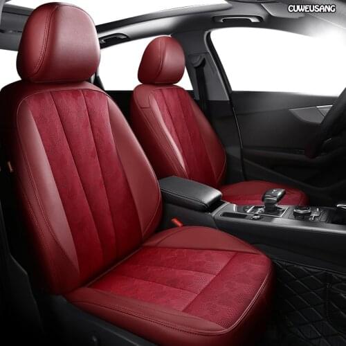 CUWEUSANG Custom Leather car seat cover set For Ford Everest Territory Explorer Mustang Ranger Automobiles Seat Covers cars seat