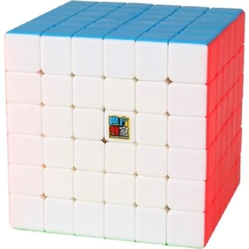 MOYU MF8863 Cubing Classroom Meilong 6 6x6x6 Magic Cube Stickerless 6x6 professional speed cubes Champion Competition Cube