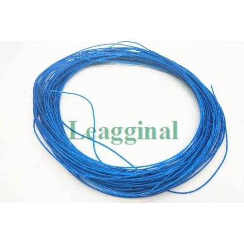 Litz blue Plating thick silver 7N High-purity single crystal copper 20 core/OD: 0.8mm (Price is for 6meters)