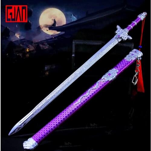 Alloy Sword Weapon Model Game Props Magic Road Surrounding The Poisonous Master Jiang Cheng Three Poisonous Sword Weapon