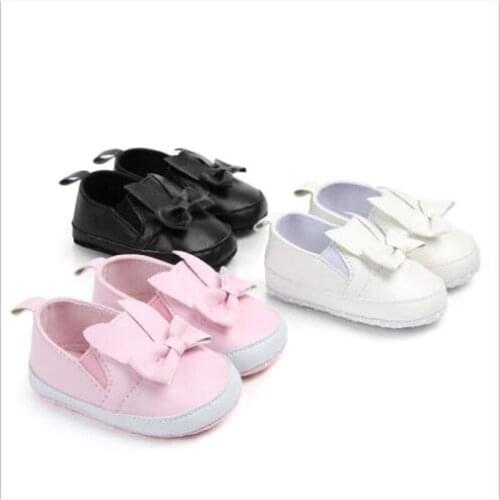 Lovely Bowknot Baby Shoes Newborn Toddler Girl Crib Shoes