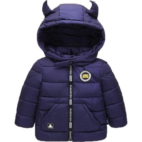 2-8 Years Children Winter Jackets Baby Girls Cotton Padded Coats Kids Boy Cute Jacket Warm Outerwear Autumn Casual Clothing