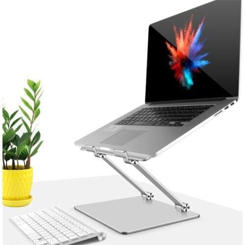 Notebook computer stand cooling base adjustable angle portable notebook stand desktop aluminum alloy raised frame
