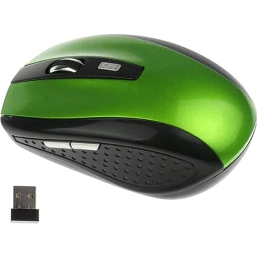 Portable 4 Adjustable DPI 2.4Ghz Wireless Mouse Wireless Optical Laptop Mouse w/ USB Receiver 6 Buttons Mice For Computer Laptop