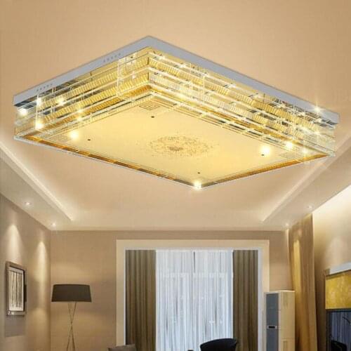European style ceiling led simple home crystal ceiling lamps living room LED living room dining room ceiling lamps lighting lamp
