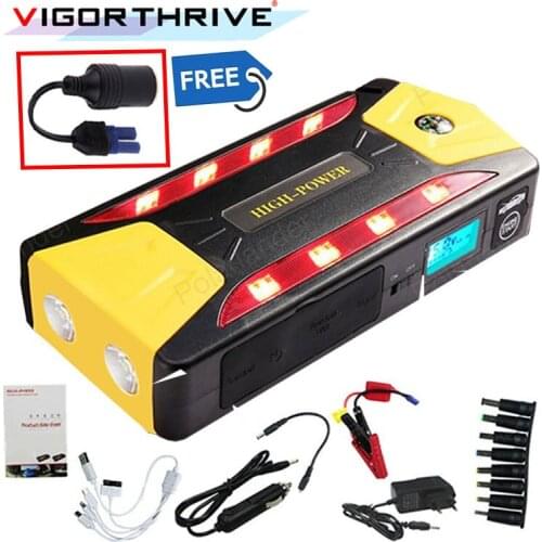 12V Booster Start Jumper Battery UK Plug Mini Multifunction Emergency Car Jump Starter Discharge Rate Diesel Auto Power Bank