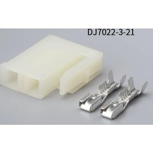 500PCS DJ7022-3-21 3mm 2Pin AMP Car Electrical Wire Connectors for Audi ,BMW,Honda,Toyota,NISSAN AND other models