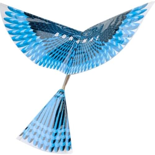 Rubber Band Elastic Powered Glider Flying Birds DIY Airplane Kids Toy Gift