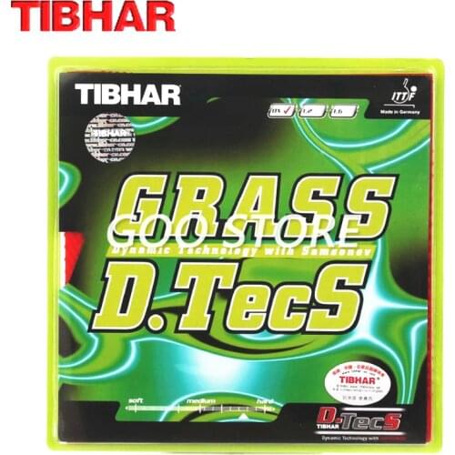 TIBHAR GRASS D.TECS OX without sponge pips-long Defensive Table Tennis Rubber ping pong sponge tenis de mesa