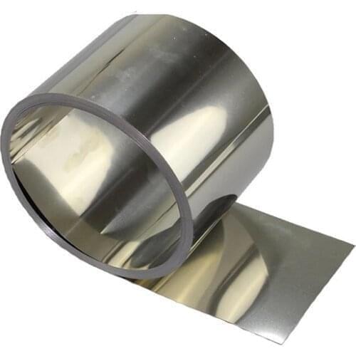 HIGH QUALITY 304 Stainless Steel Strip Thickness 0.1/0.2/0.3MM*Width 100mm/200mm Steel Sheet Steel Foil Steel Roll Plate
