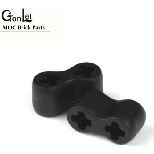 20Pcs/lot High-Tech Axle Connector Double Flexible (Rubber) MOC Building Blocks Bricks Assembles Particles Compatible with 45590