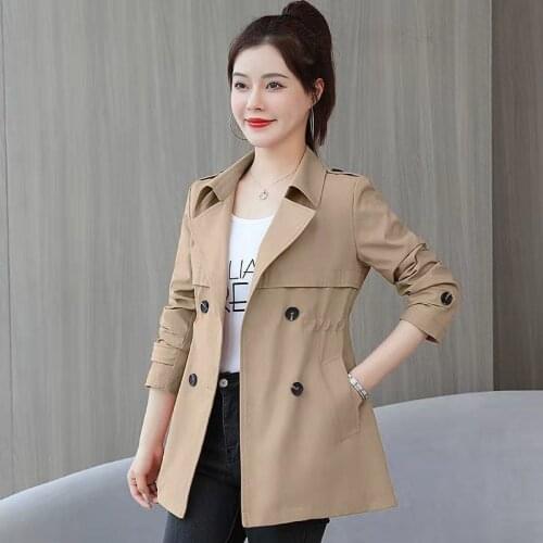 YaSuGuoJi Women's Short Trench Coats
