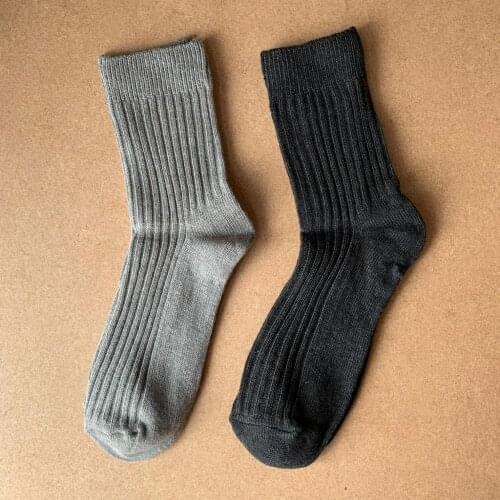 Ladies socks women socks in black high socks for ladies basic design cotton socks for woman in solid black color