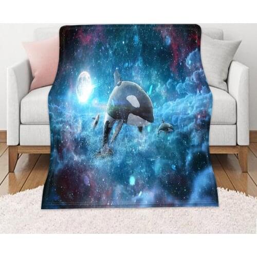 Winter Warm Blanket Modern Decoration Living Room Home Bedroom Sofa Whole Sleep Simple Plant Geometric Pattern Printing Blanket