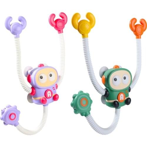 J60B 1PC Bathtub Shower Head Baby Bathing Accessories Interactive Shower Rose Toy