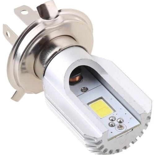 12W H4 LED Motorcycle Headlamp COB Bulb Motorbike Headlight DC 6-80V