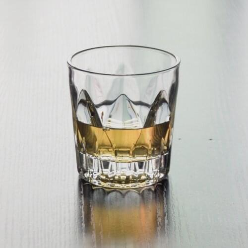 2 Pcs/lot classical transparent fashion whiskey wine glass party pub wine drinking glass cups 0901-19