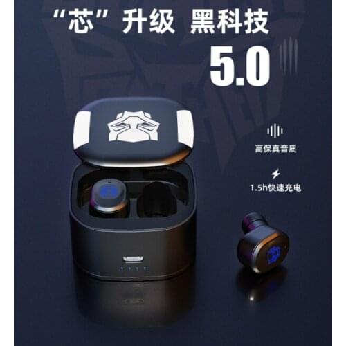 2021 Marvel TWS Wireless Bluetooth V5.0 Stereo Earphones Universal in Ear Sports Headset for Android & iPhone