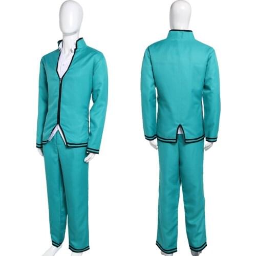 Anime The Disastrous Life of Saiki K. Cosplay Costumes Saiki Kusuo Full Set Uniform Suits Men Women Carnival Christmas Costume