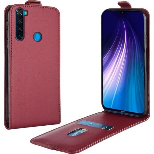 Vertical Flip Case for Xiaomi Redmi Note 8 M1908C3JH M1908C3JG M1908C3JI 6.3'' Leather Case for Redmi Note 8 Cover Shell