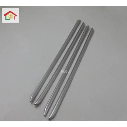 For KIA K2 2017 KX CROSS 2017 Car Inner Door Panel Bright Trim Decorative Interior Styling Accessories 4pcs