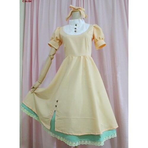 Hot Anime Cardcaptor Daidouji Tomoyo Cosplay Costume Amusement Park Lovely Dress Activity Party Role Play Clothing Custom-Make