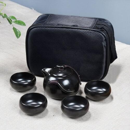 Ceramic teapot kettle gaiwan tea cup for puer chinese tea pot portable tea set drinkware Free shipping