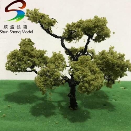 2019 New Model The Simulation Tree Yellow Green Mini Tree Model Train Model Trees Railroad Scenery Layout
