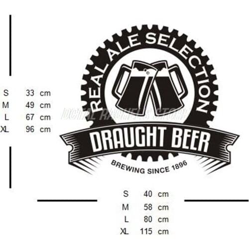 Beer Shop Sticker Draught Beer Real Ale Selection Vintage Shop Decor Sign Retro Bar Pub Poster Decal Vivyl