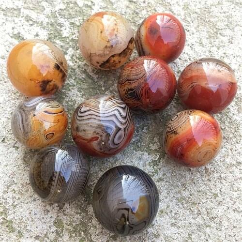 Sardonyx Ball Natural Stones Quartz Gemstones Minerals Crystals Healing Reiki Gems Sphere Feng Shui Home Decoration