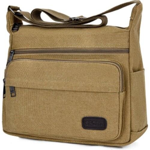 New canvas retro casual commuter bag