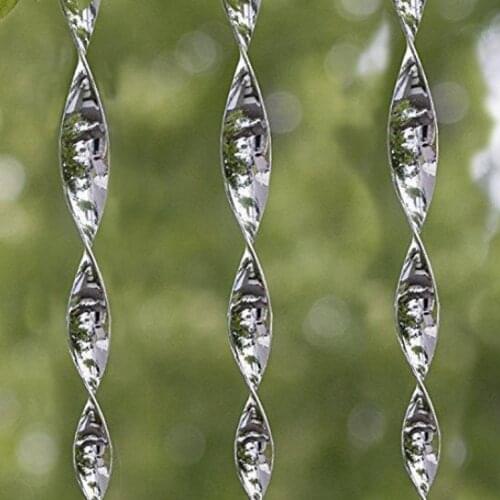 Wind Twisting Reflector Owl Decoy, Repellent Rod Mirror Style Repeller