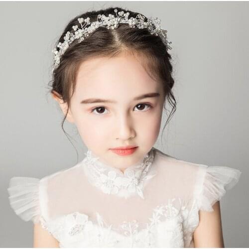 Girls' Tiara Childrens Headband Diamond Headband Girls' Accessories Dress Accessories Performance Hair Accessories Headdress Br