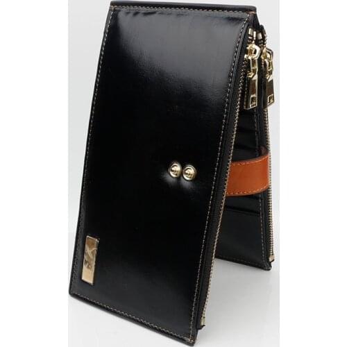 High Quality Women Wallet Luxury Female Leather Clutch Money Clip Long Purse Phone Bag Cartera Mujer Sac