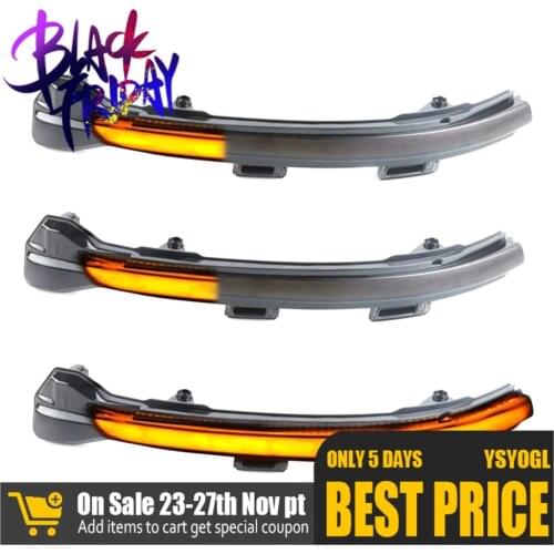 2pcs Led Turn Signal Lights Led Dynamic Blinker Side Mirror Light Lamp for Golf Mk7 7.5 7 R Gtd Car Light