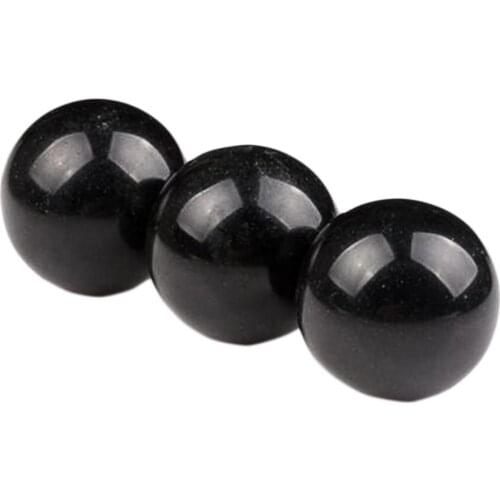 30mm Black Obsidian Stone Sphere Quartz Crystal Ball Natural Stones Healing Fengshui Ornament