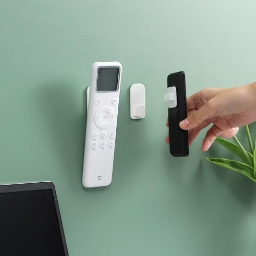 4 Pcs Wall Key Tv Controller Holder Rack Remote Control Hanger Air Conditioner Storage Holders Hook Plastic Hooks For Remotes
