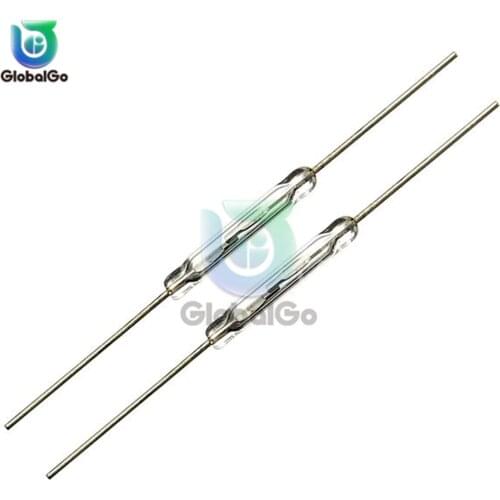 5pcs/Lot N/O Reed switch Magnetic Switch 2 * 14mm Normally Open Magnetic Induction Switch