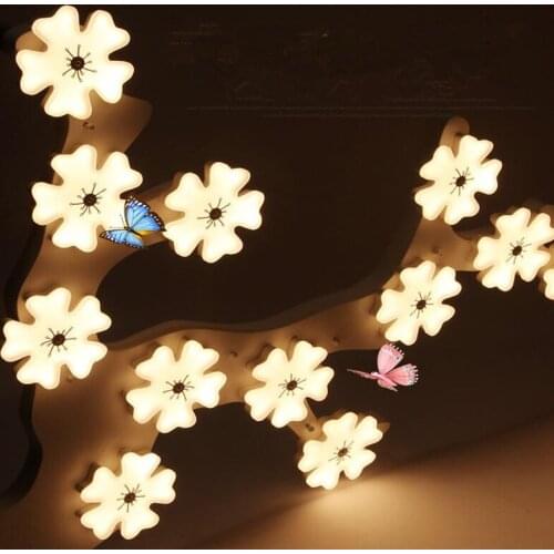Plum blossom Creative modern led ceiling lights for living room bedroom Indoor acrylic Ceiling lamp fixtures lighting plafonnier