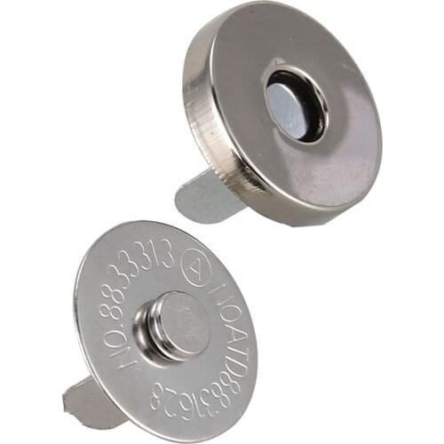 AUAU-20 Sets Magnetic Button Clasp Snaps 18mm - Great for Sewing, Craft, Purses, Bags, Clothes, Leather