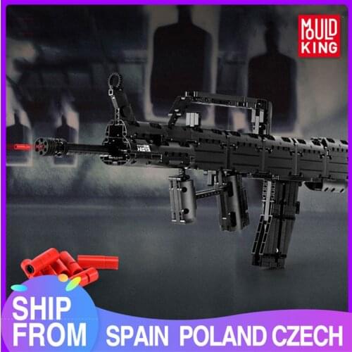 MOULD KING MOC The QBZ 95 Automatic Rifle Weapon Gun Model Assembly Kits Building Blocks Bricks Kids Educational DIY Toys Gifts