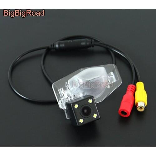 BigBigRoad Car Rear View Reverse Backup Camera HD CCD Night Vision parking camera RCA Port For Honda Elysion Insight