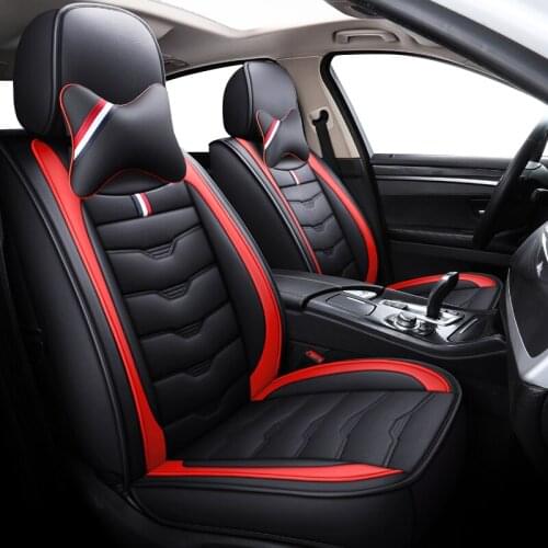 ZHOUSHENGLEE Universal Leather Car seat covers For Toyota Corolla Camry Rav4 Auris Prius Yalis Avensis SUV auto accessories