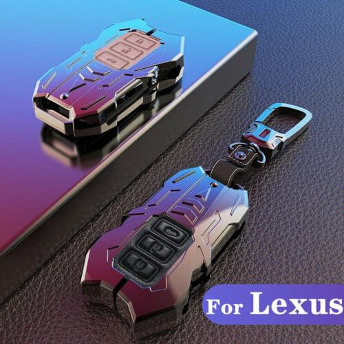 Zinc Alloy Car Key Case Cover Holder Shell for Lexus NX GS RX ES GX LX RC IS 250 200 350 300H 450H CT200 RX270LX NXIS Key Fob