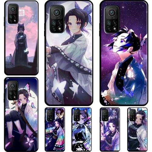 Shinobu Kocho Kimetsu no Yaiba Case For POCO X3 Pro F3 F2 F1 M3 Cover For Xiaomi Mi 11 Note 10 Lite Mi 10T Pro 11 Ultra