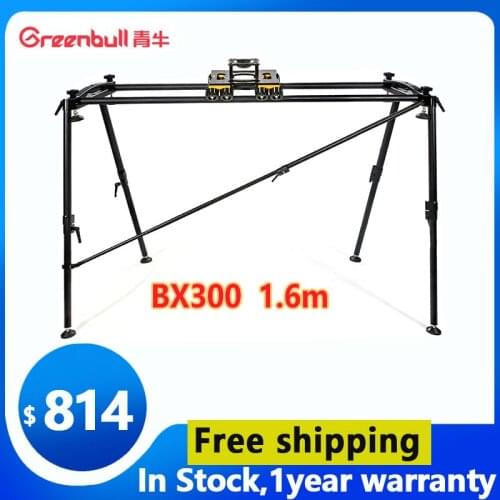 Greenbull BX300 1.6 m przenośny zmotoryzowany wideo Dslr elektroniczna kamera utwór Dolly suwak Dolly i szyna 1.6 metr 70KG