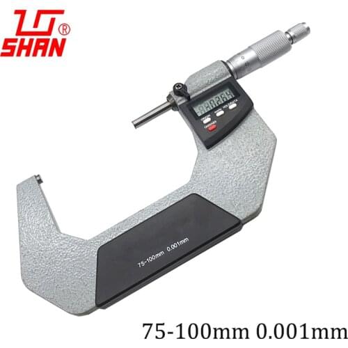Electronic Outside Micrometer 0.001mm 75-100mm Digital Micrometer High Quality Gauge Meter Micrometer Measure Tools